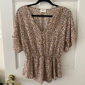 Floral blouse from Nordstrom
